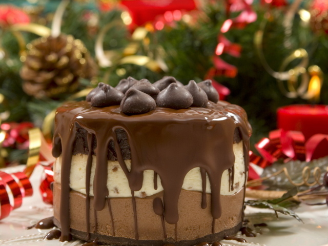 Шоколадное пирожное