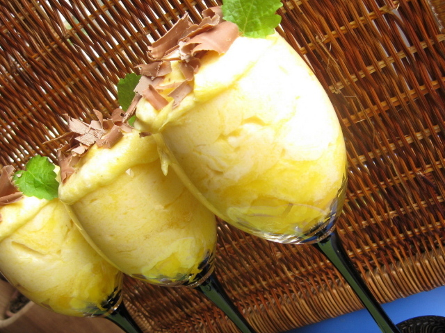 Мороженое с шоколадом