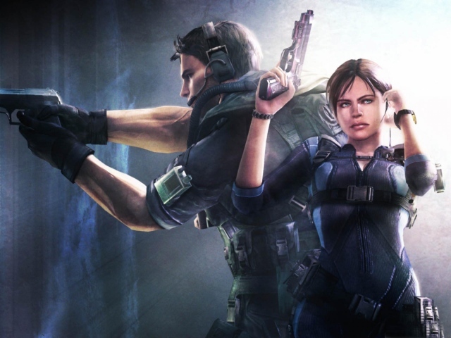 Герои Jill и Chris из Resident Evil Revelations  