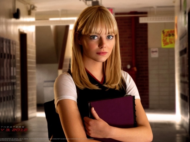 Эмма Стоун - в фильме Новый Человек Паук