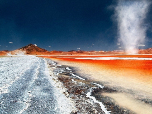 Оранжевый пляж