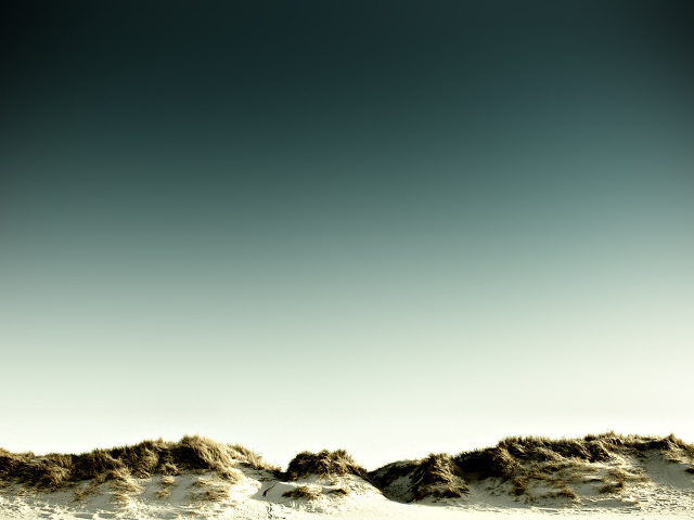 Песочные дюны на пляже