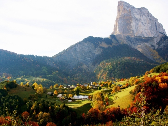 Осенний горный пейзаж