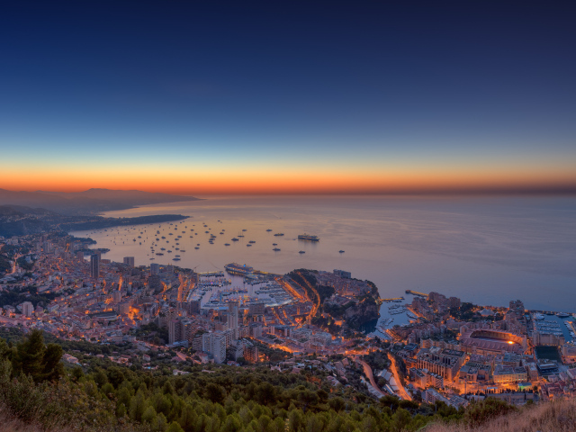 Панорама Монако 2012 - На закате