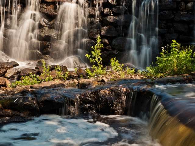 Водопады в Швеции