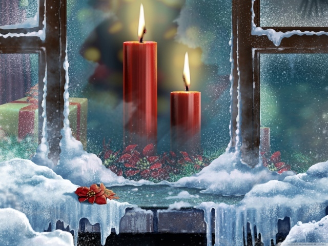 Свечи у окна