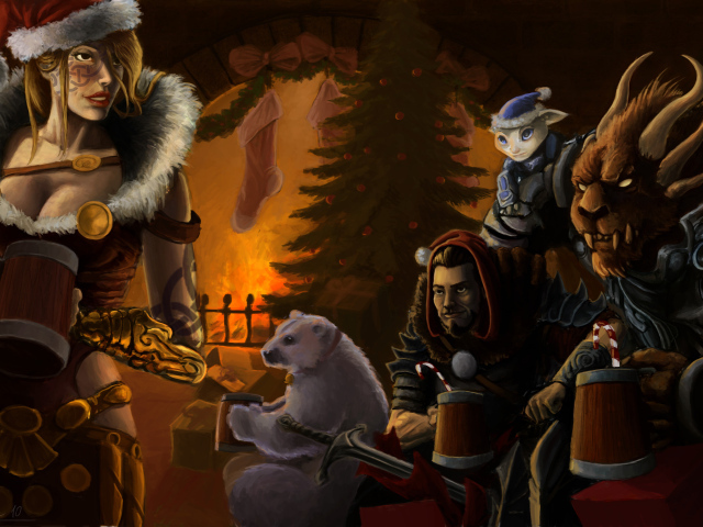 Новогодние герои