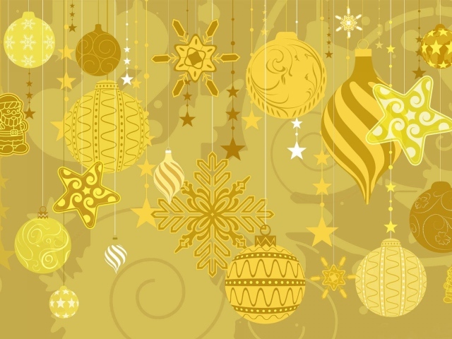 Новый год в золоте