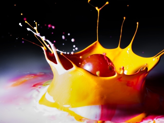 Шарик с краской