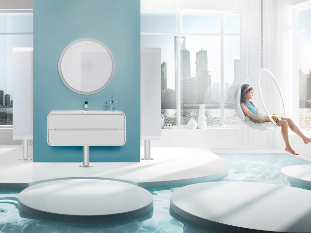 Хай-тек в ванной