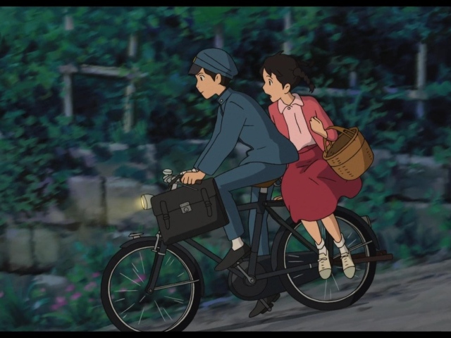 Со склонов Кокурико, парень и девушка на велосипеде