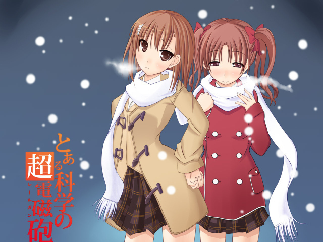 Девочки в зимней одежде