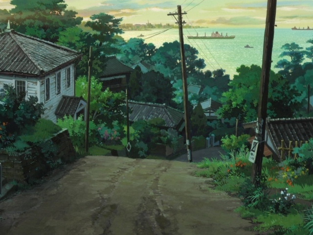 Аниме мультфильм Миядзаки Со склонов Кокурико