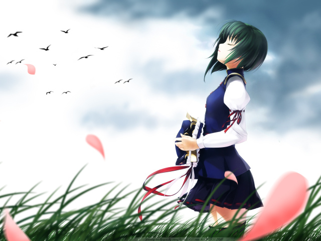 Девочка на поляне