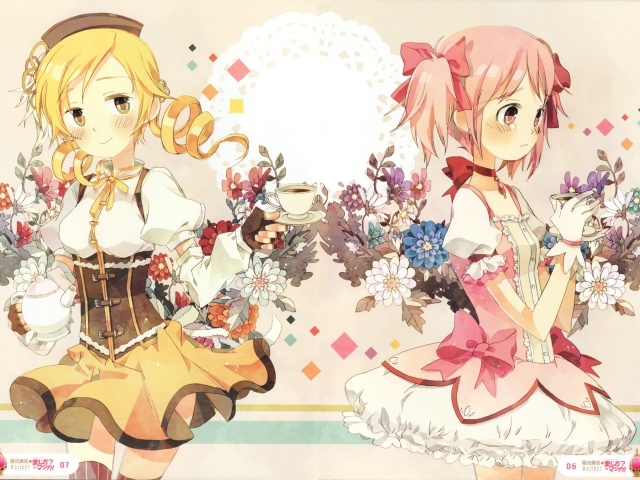 Подружки с цветами