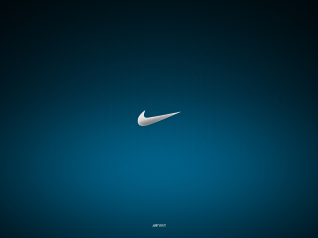 Синий логотип Nike