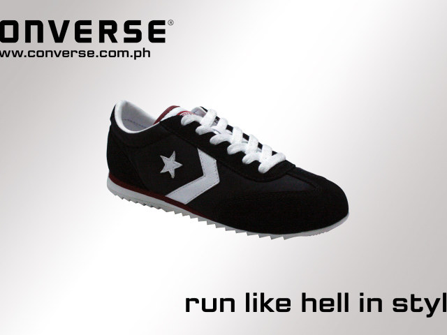 бежать с Converse