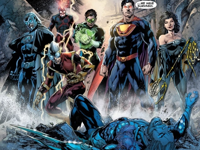 Герои Лиги Справедливости пережил бой