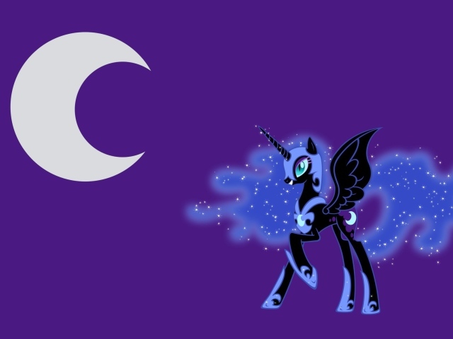 Мой маленький пони ночью