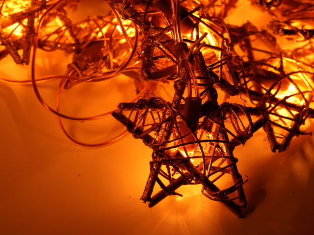 Рождественская красивая гирлянда