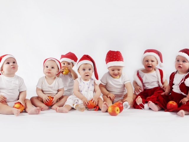 Юные Деды Морозы на рождество