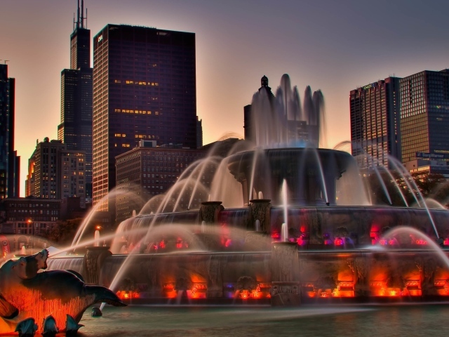 Каскадный фонтан