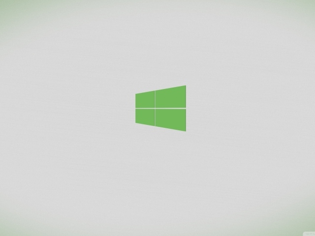 Windows 8 зеленая mnimal тема
