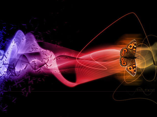 Фантазия с бабочкой