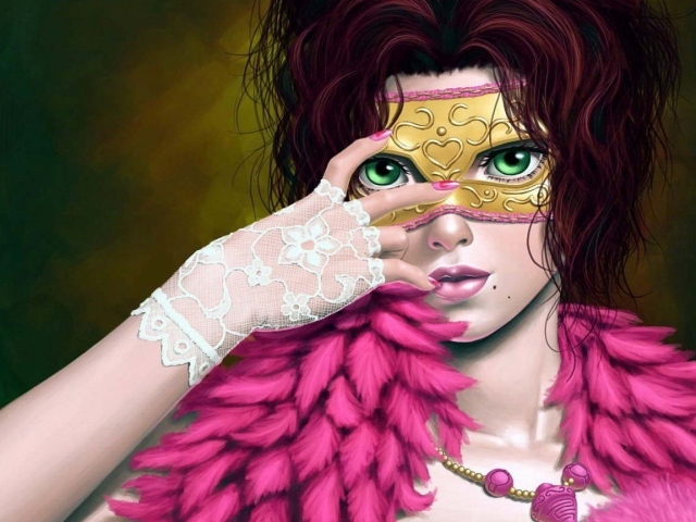 Большие зеленые глаза