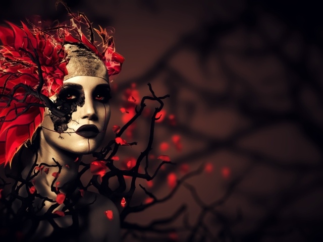 Лицо женщины