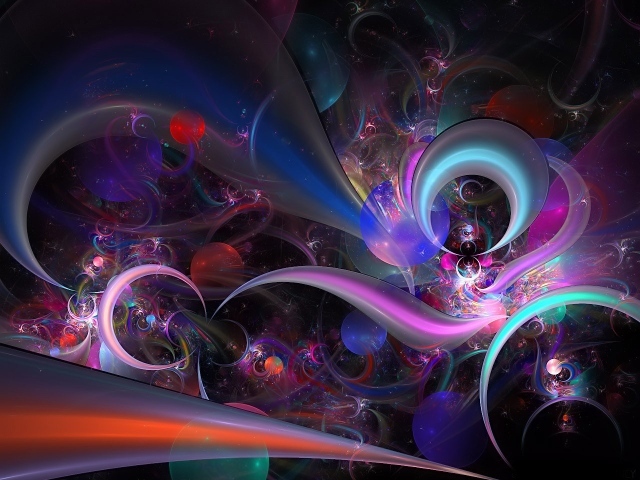 Абстракция с шариками