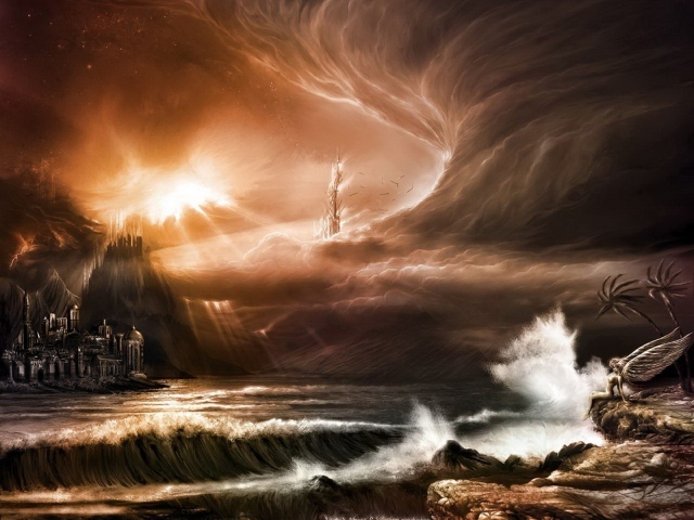 Фантастический морской пейзаж