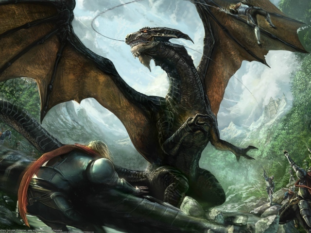 Фантазия с драконом