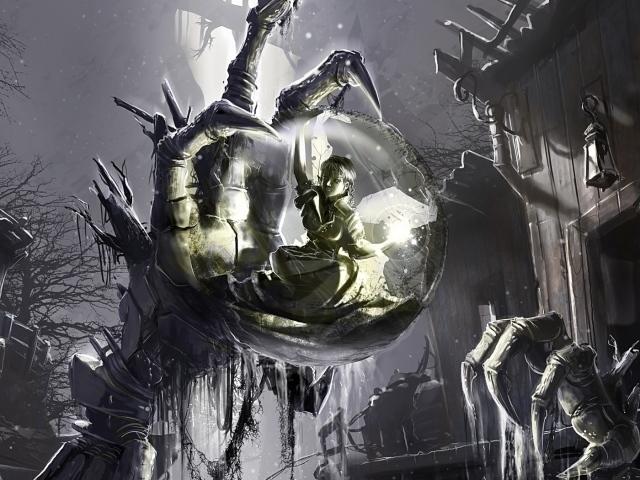 Девочка в стеклянном шаре