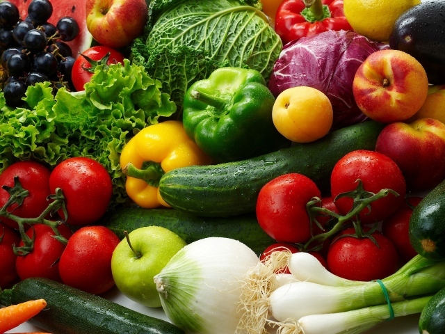 Овощи и фрукты полный набор