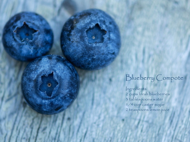 Черничный компот