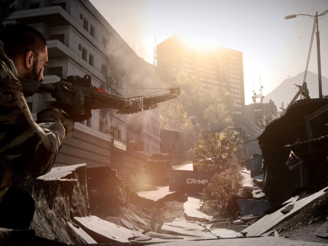 Фрагмент видео игры Battlefield 3