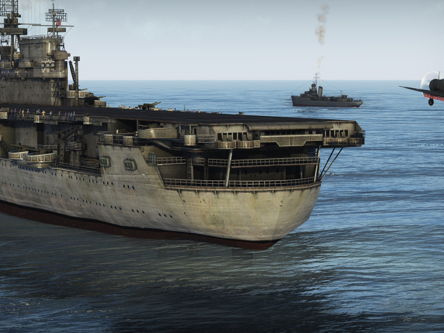 War Thunder огромный корабль