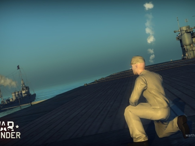 War Thunder пилот ждет своего самолета