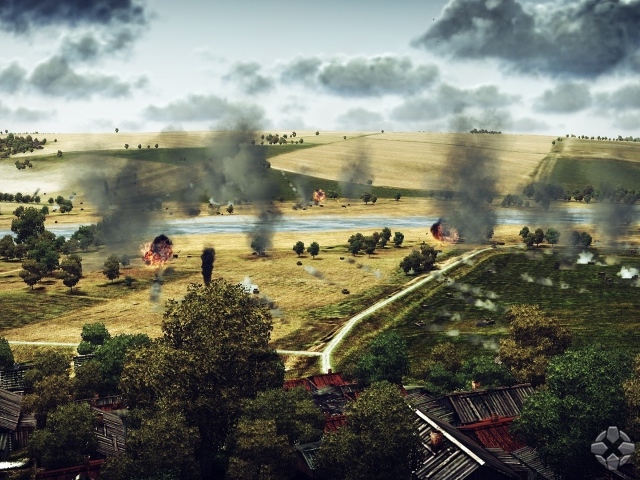 War Thunder пейзаж битвы