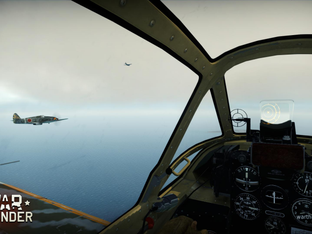 War Thunder два самолета в небесах