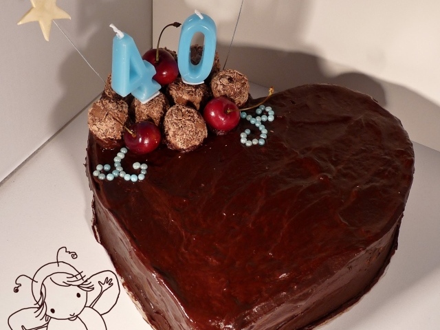 40 лет торт ко дню рождения
