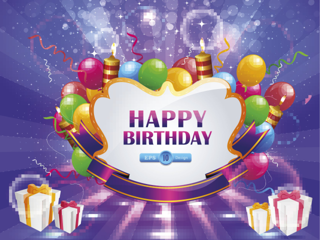 Красивая картинка с поздравлением на день рождения