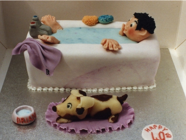  Торт в форме ванны