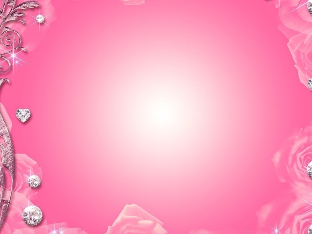 Алмазное сердце на день рождения