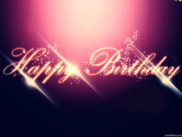 Счастья в День рождения