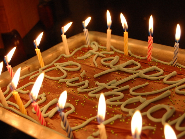 Вкусный пирог на день рождения