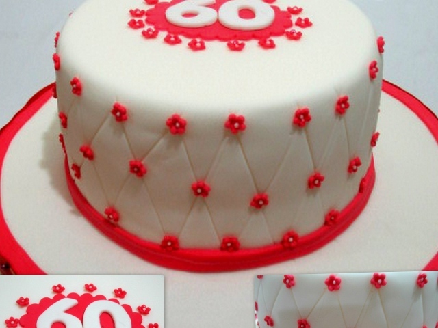Торт ко дню рождения для 60 юбилея
