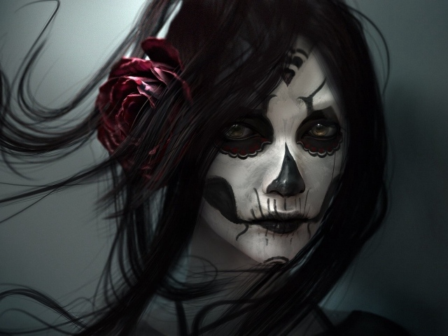 Девушка на Хэллоуин