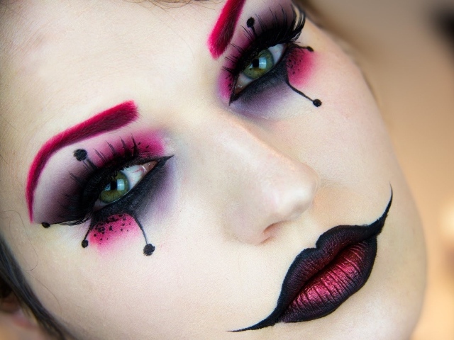 Красивый макияж на Хэллоуин